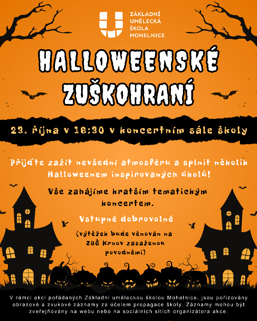 Halloweenské ZUŠkohraní