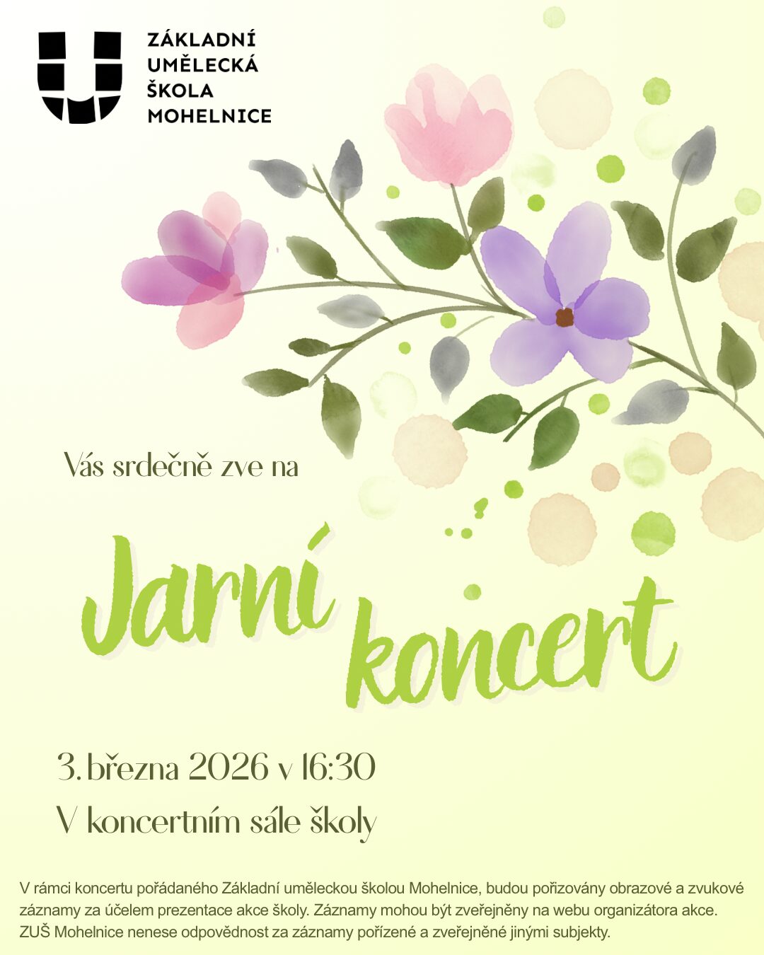 Jarní koncert 3. 3. 2026