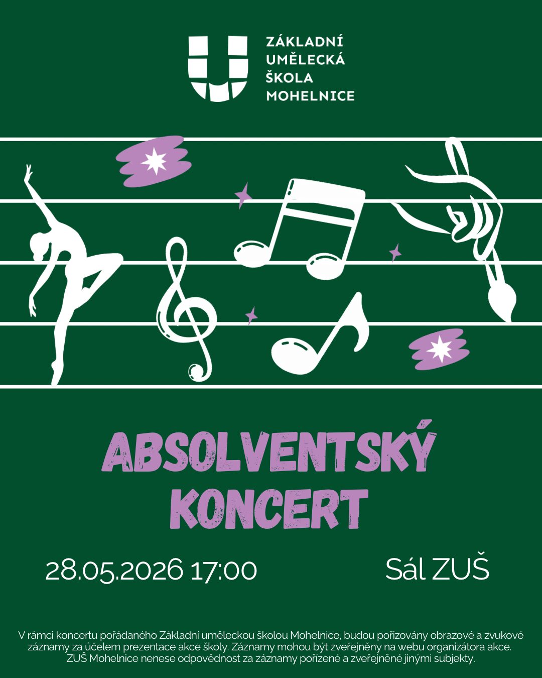 Absolventský koncert 28. 5.